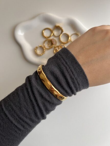 The Everyday Bangle  (C-shaped Adjustable)