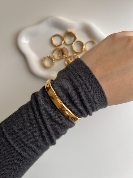 The Everyday Bangle  (C-shaped Adjustable)