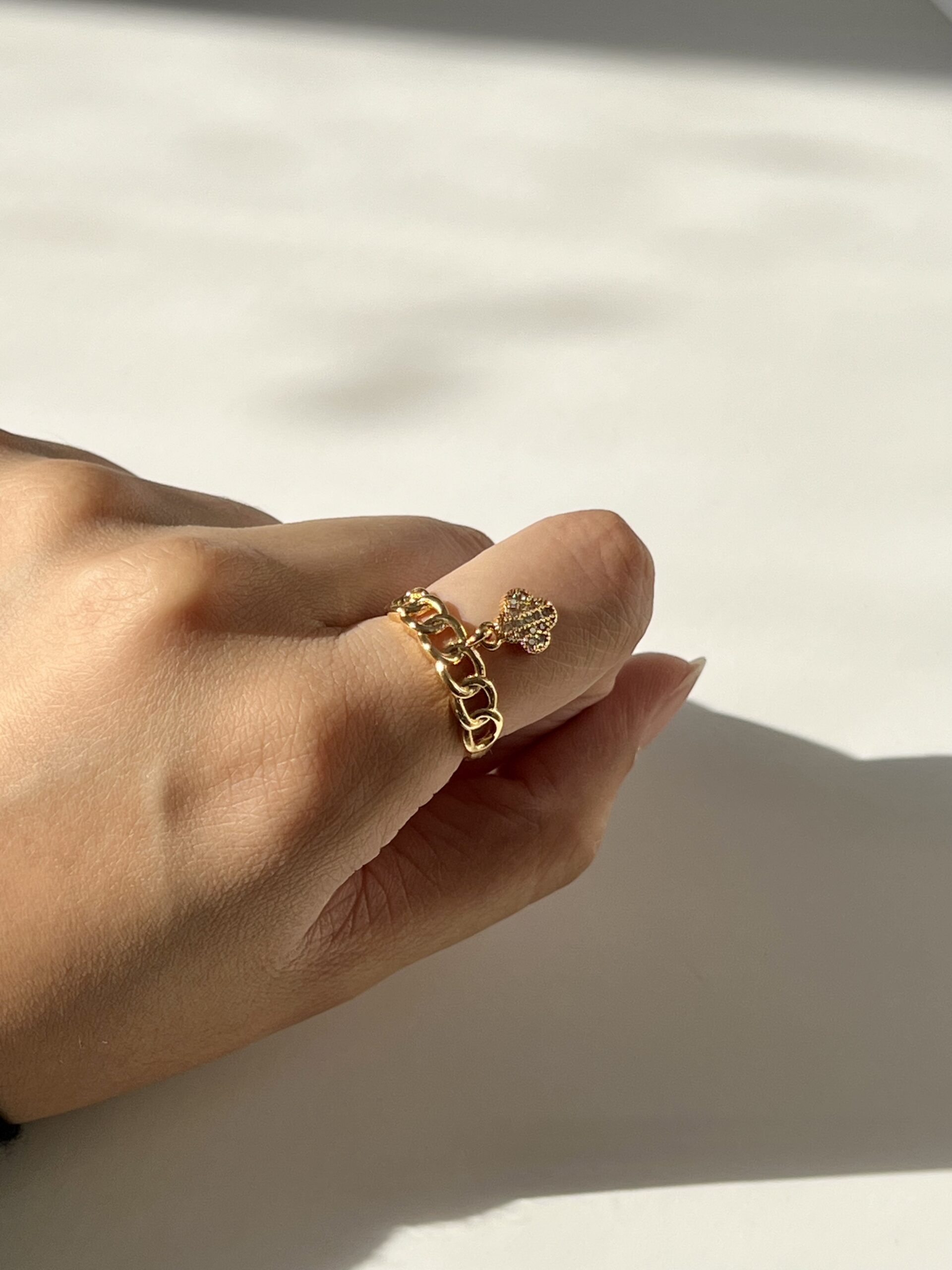 Flower Charm Ring